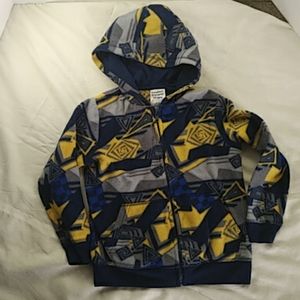 🍀Garanimals Fleece Zip-up Geometric Hoodie 5T